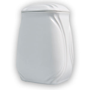 Urn - Porcelain White 6515