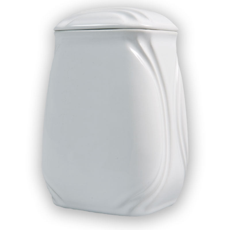 Urn - Porcelain White 6516